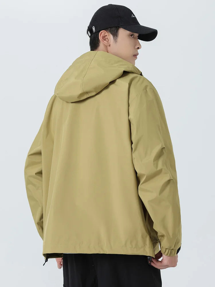 Men’s Hooded Windbreaker Jacket