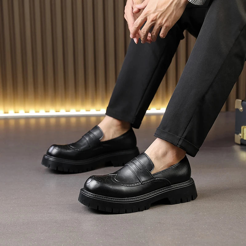 Men’s Luxury Leather Derby Shoes