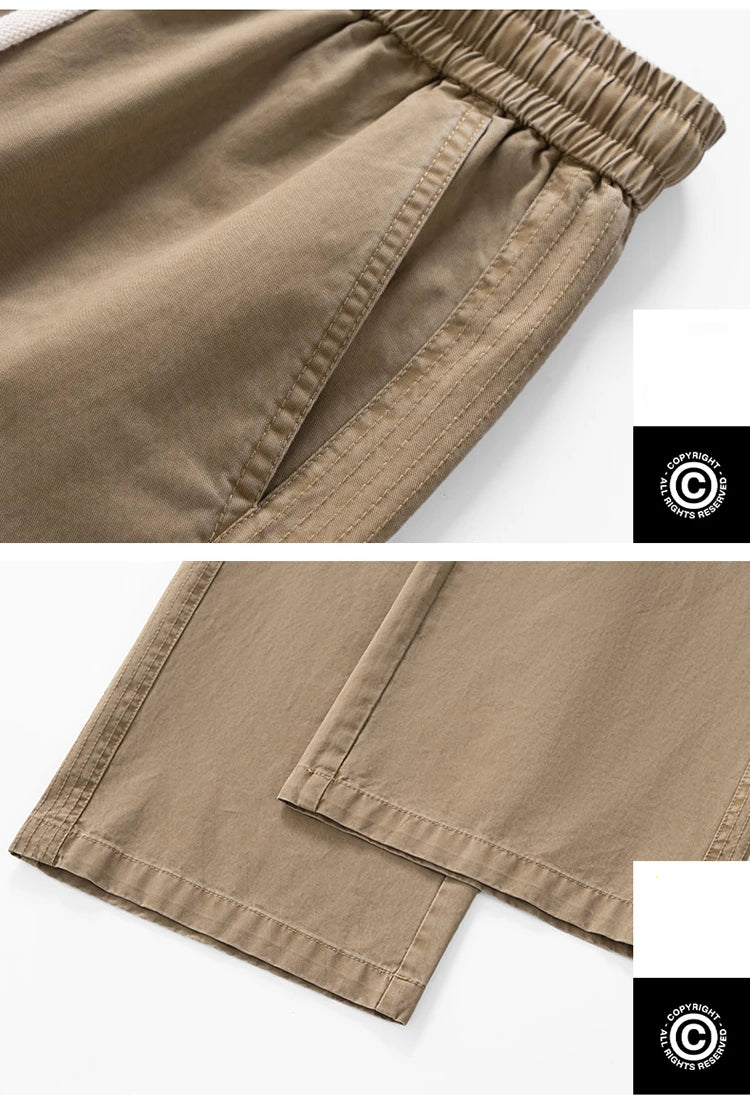 Men’s Cotton Straight Pants