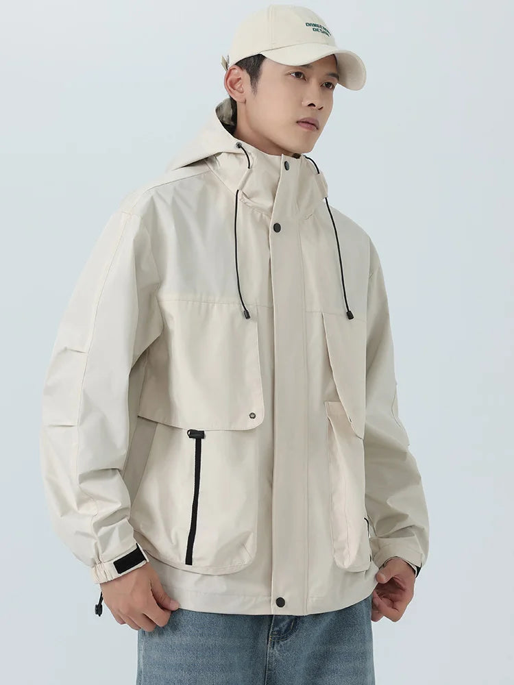 Men’s Hooded Windbreaker Jacket