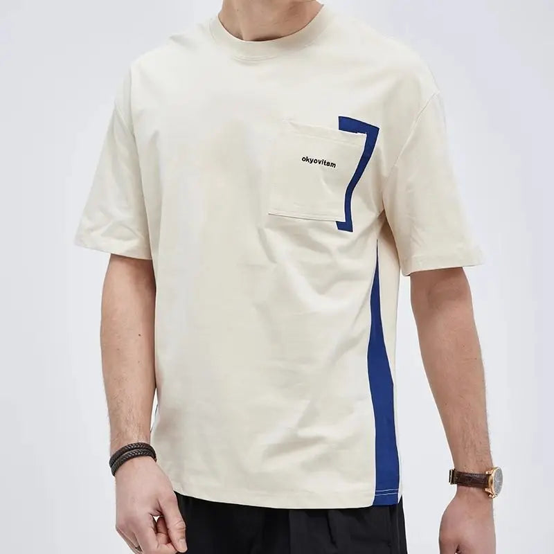Men’s Patchwork Panel T-Shirt