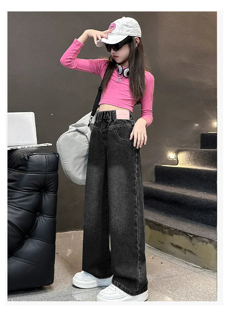 Girls’ Warm Thermal Jeans