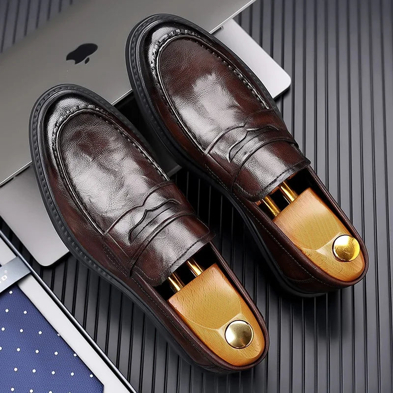 Men’s Luxury Leather Loafers