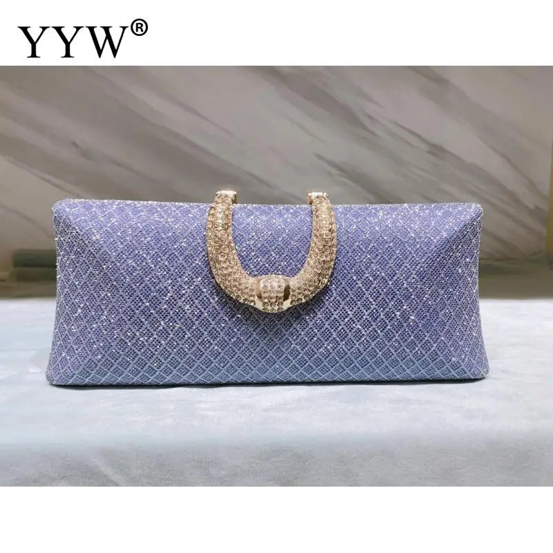 Women’s Luxury Gold Glitter Clutch