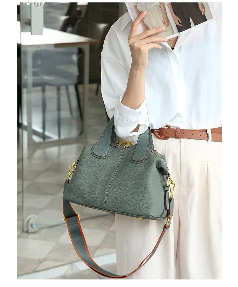 Women’s Genuine Cowhide Shoulder Bag