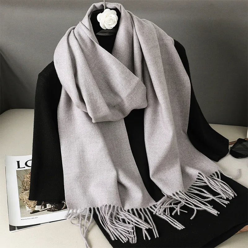 Women’s Warm Cashmere Scarf (62 Colors)