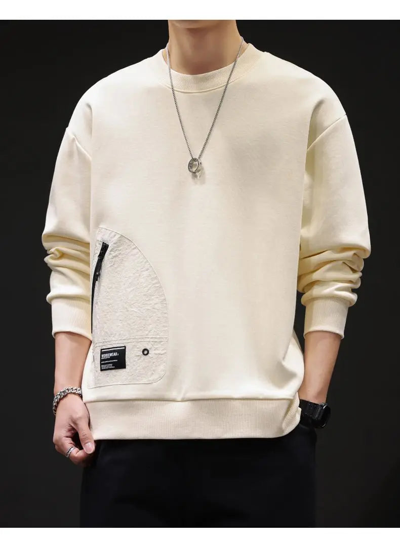 MEN’S PRINTED ROUND NECK SWEATSHIT