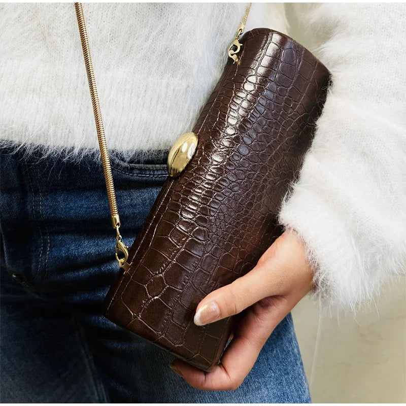 Women’s Crocodile Pattern Shoulder Bag