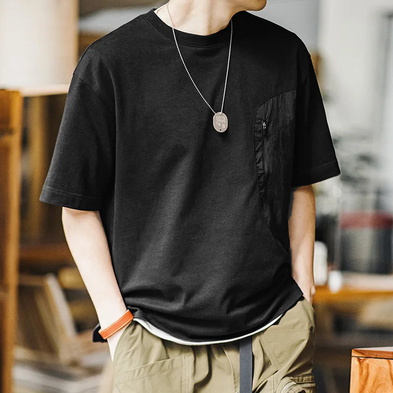 MEN’S HEAVYWEIGHT PTCHWORK T-SHIRT