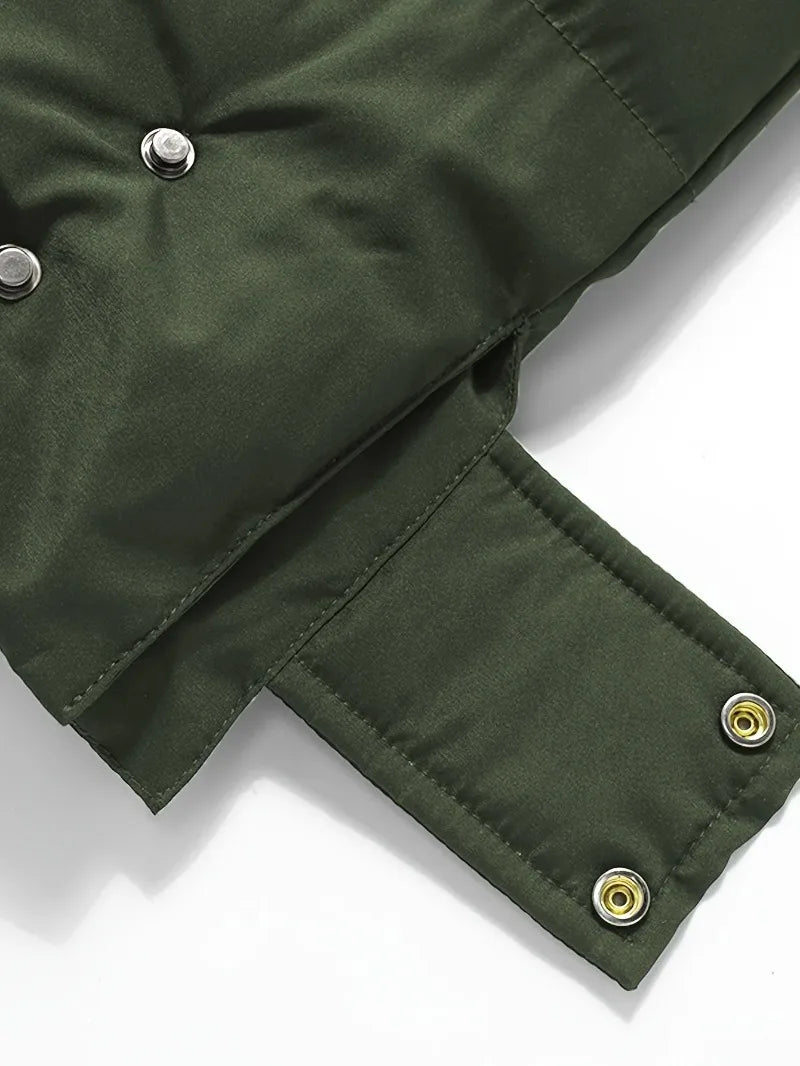 MEN'S HEAVYWEIGHT WINTER COAT WINDPROOF COLD WEATHER