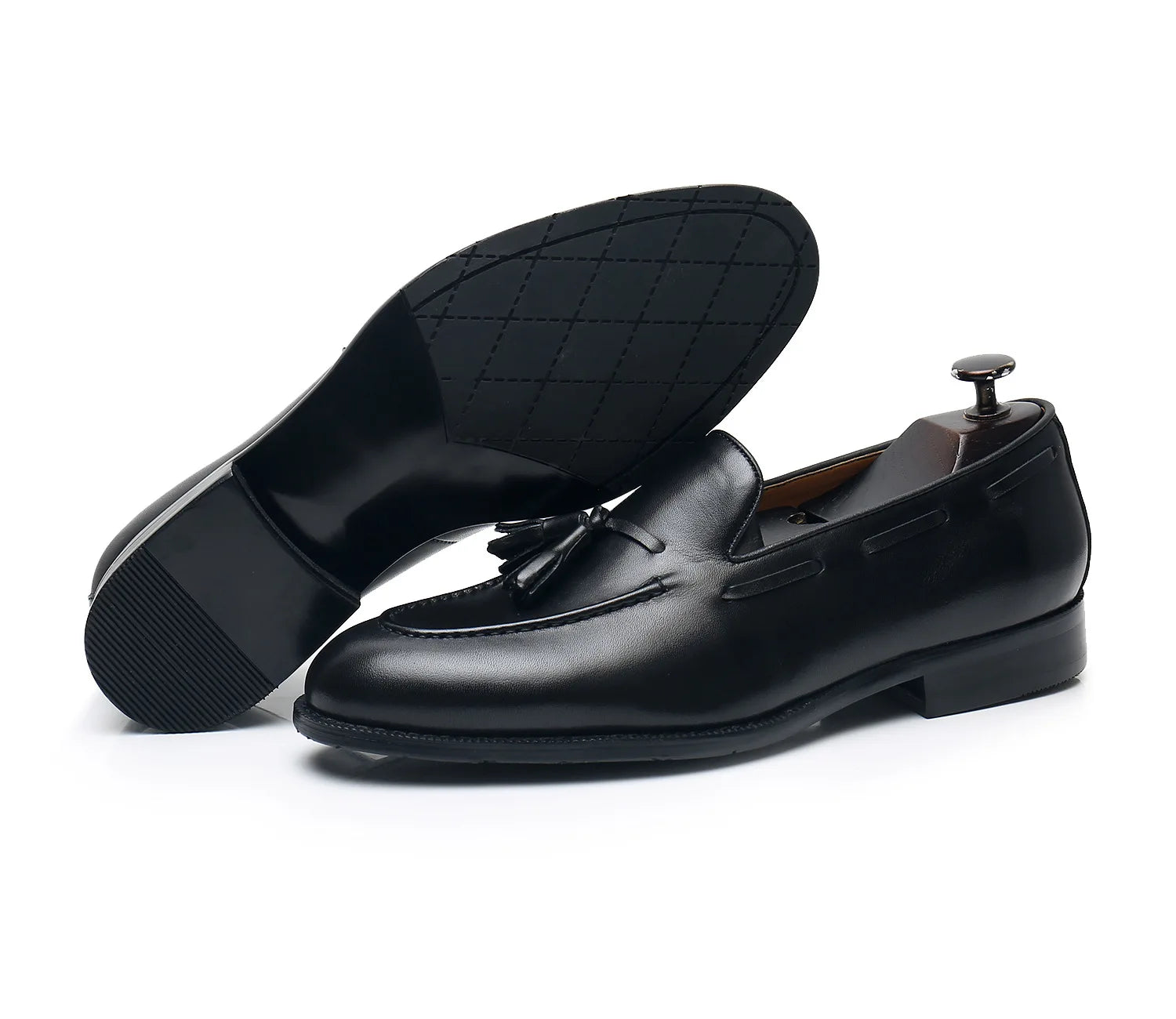 Men’s Genuine Leather Tassel Loafers