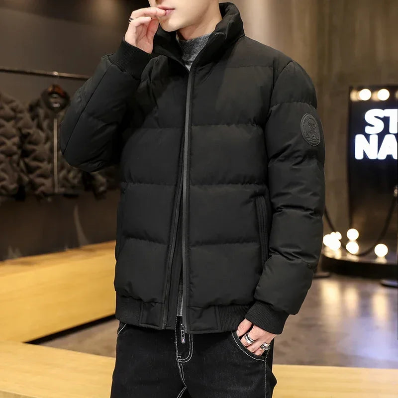 Men’s Warm Cotton Puffer Jacket