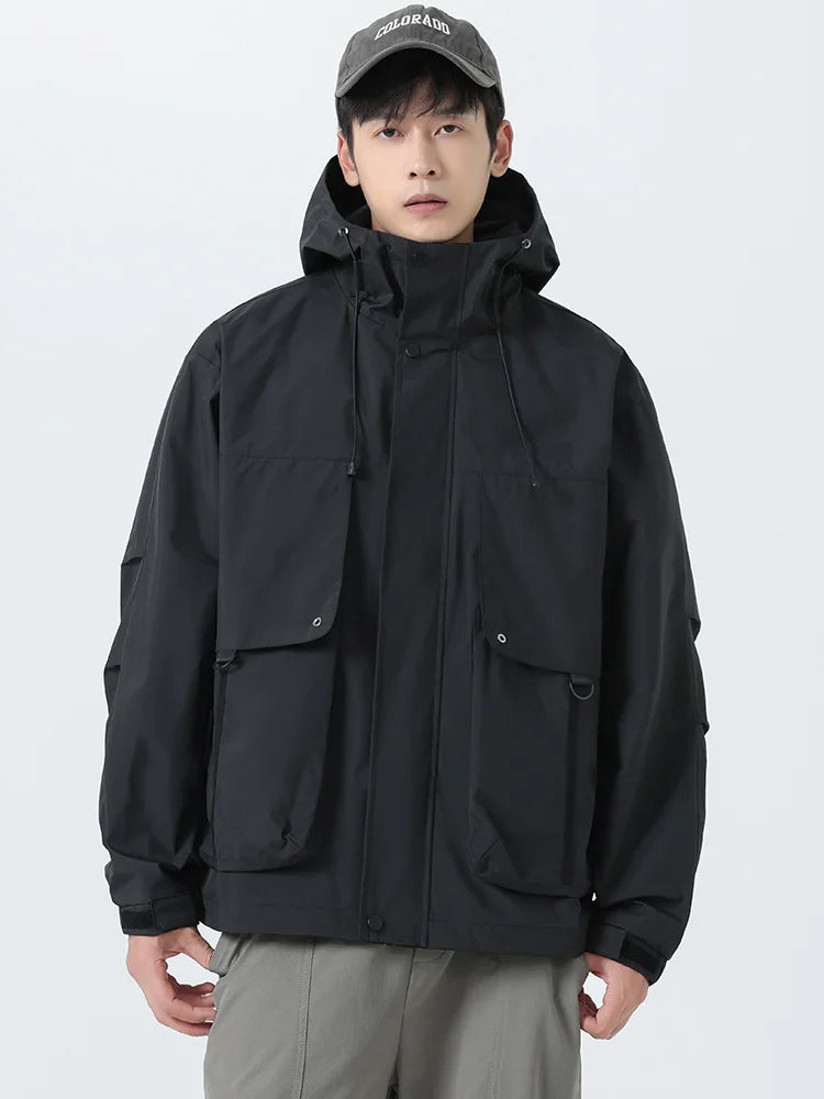 Men’s Hooded Windbreaker Jacket