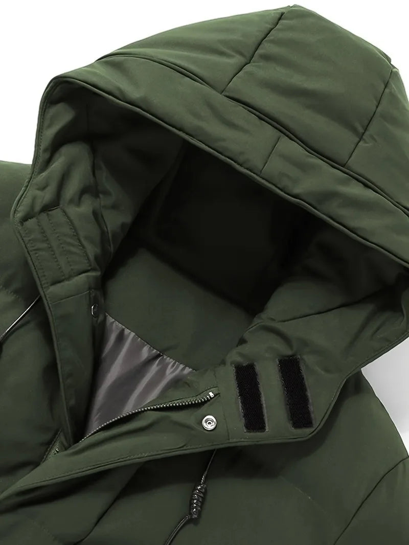 MEN'S HEAVYWEIGHT WINTER COAT WINDPROOF COLD WEATHER