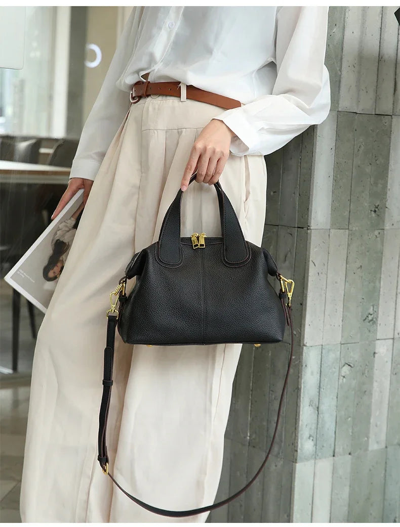 Women’s Genuine Cowhide Shoulder Bag