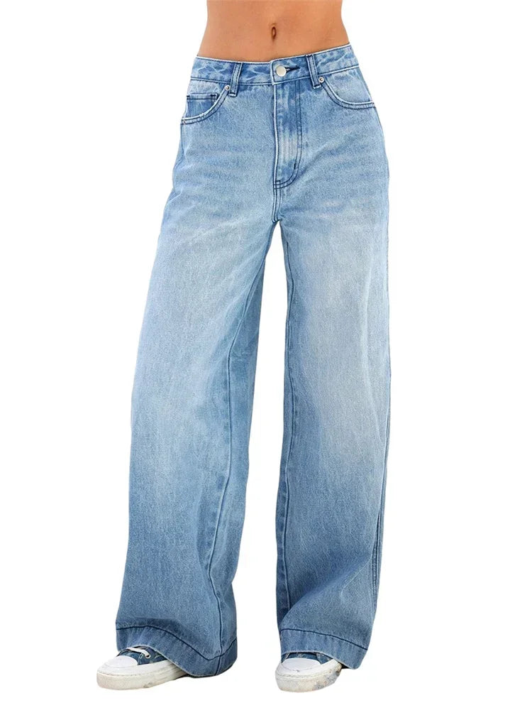Women’s High Waist Wide Leg Jeans