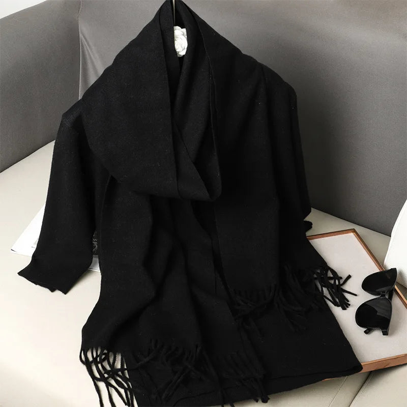 Women’s Warm Cashmere Scarf (62 Colors)