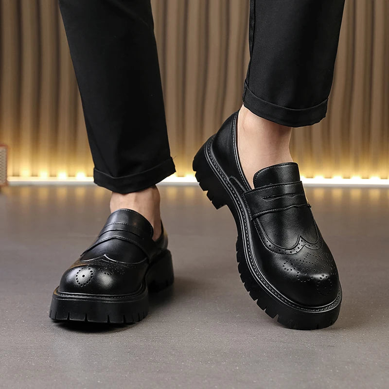 Men’s Luxury Leather Derby Shoes