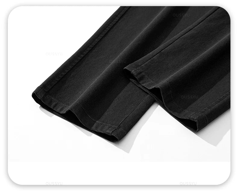 MEN JEANS ELASTICS WAIST LOOSE STRAIGHT
