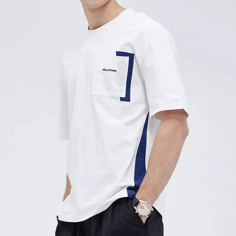 Men’s Patchwork Panel T-Shirt