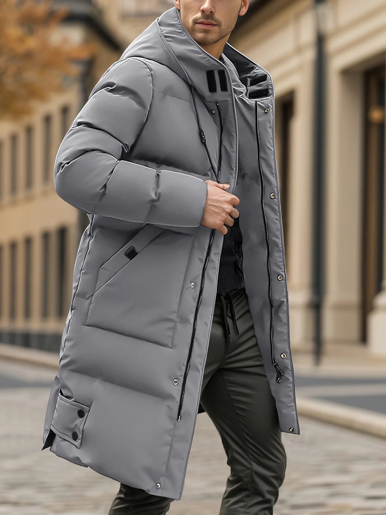 MEN'S HEAVYWEIGHT WINTER COAT WINDPROOF COLD WEATHER