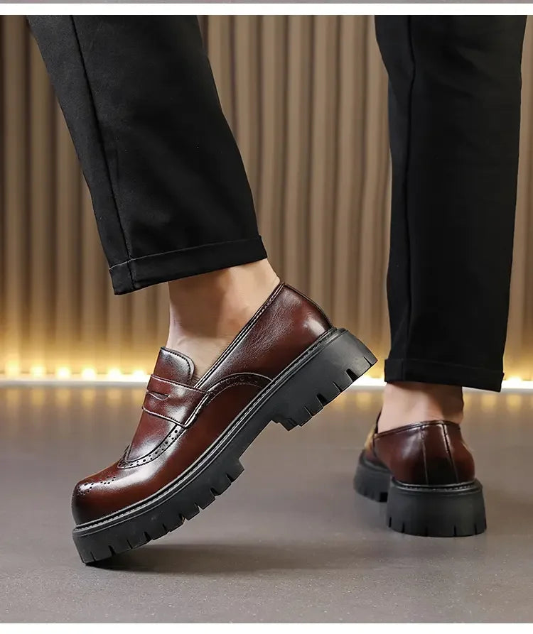 Men’s Luxury Leather Derby Shoes