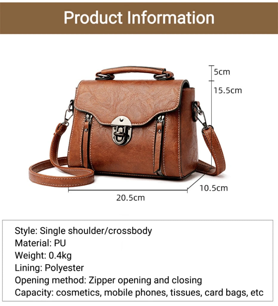 Women’s Retro PU Crossbody Bag