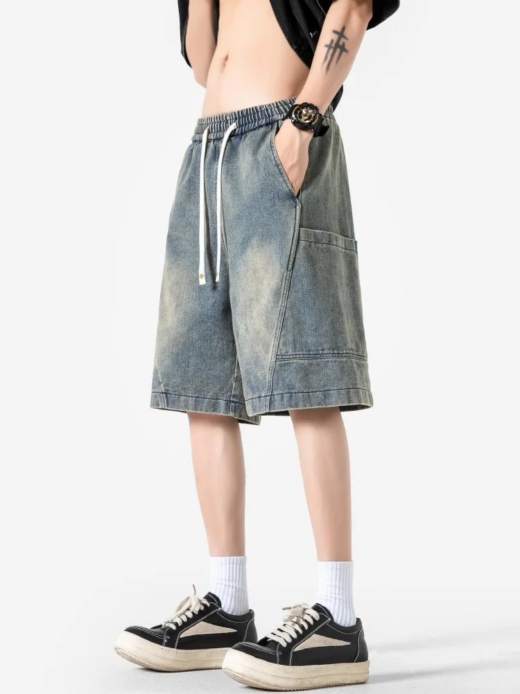 MEN’S LOOSE FIT DENIM SHORTS
