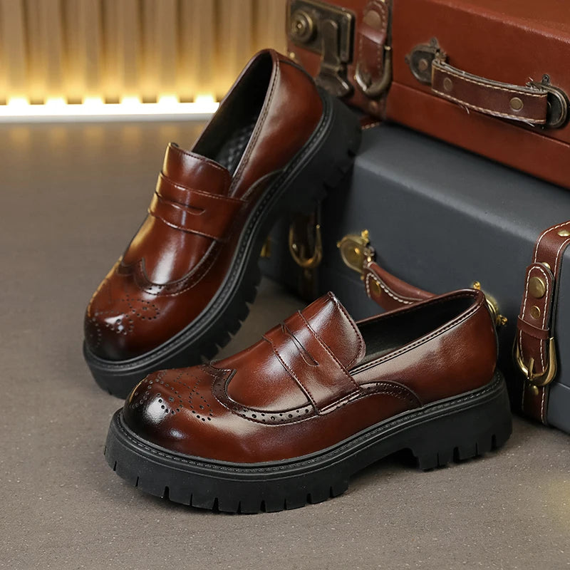 Men’s Luxury Leather Derby Shoes