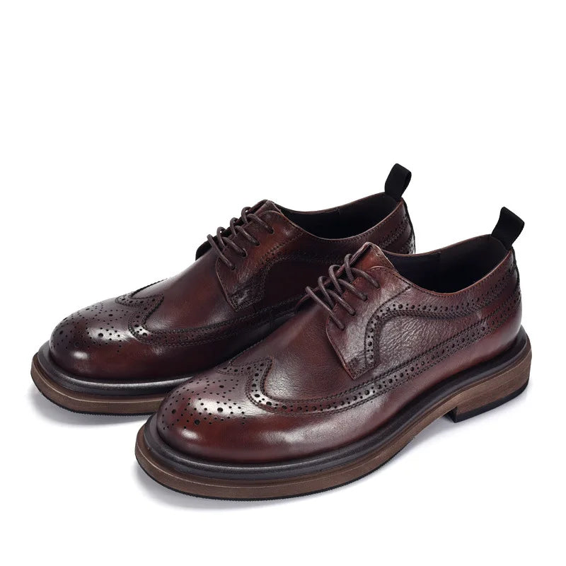 Men’s Genuine Leather Brogue Shoes