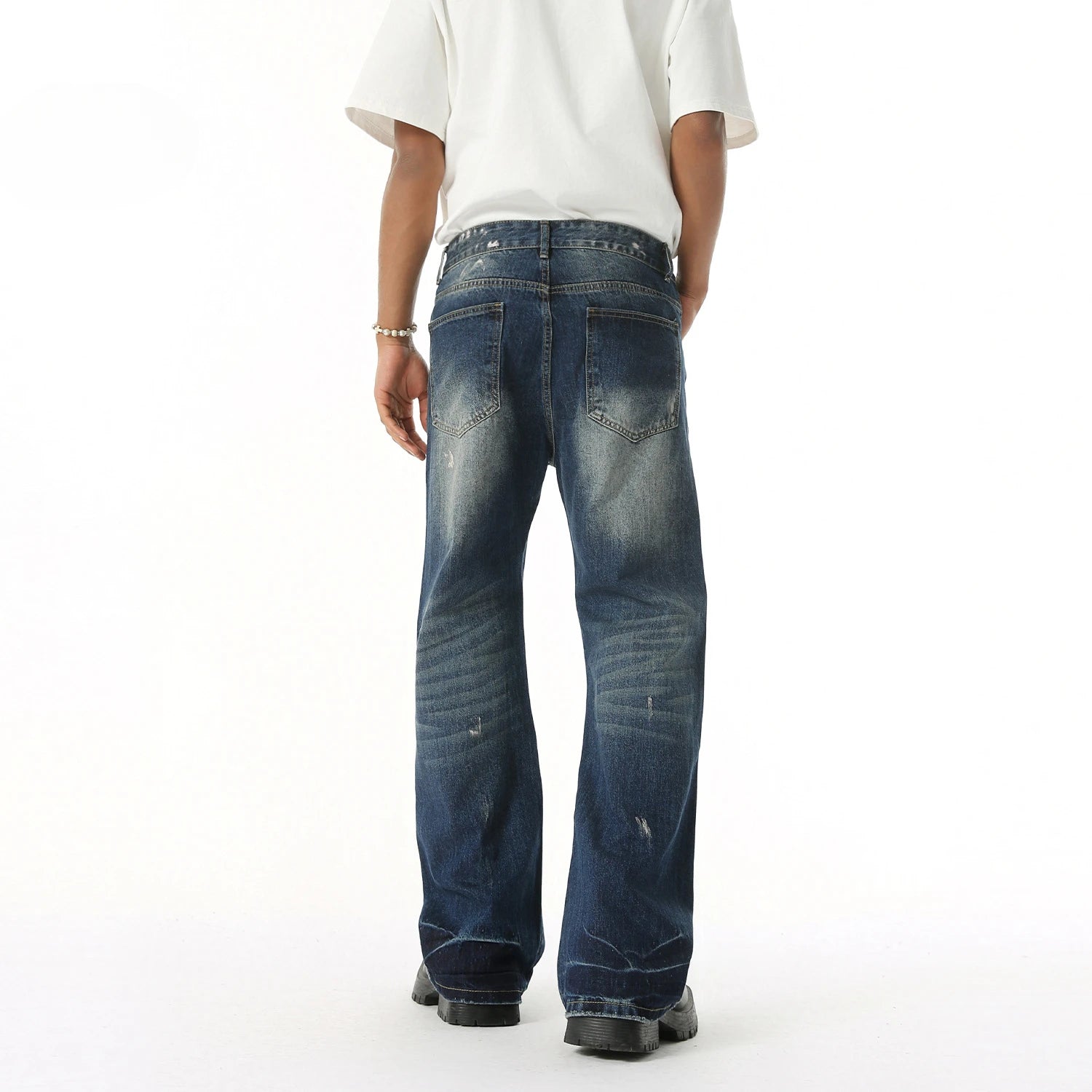 Men’s Tie-Dye Flare Jeans