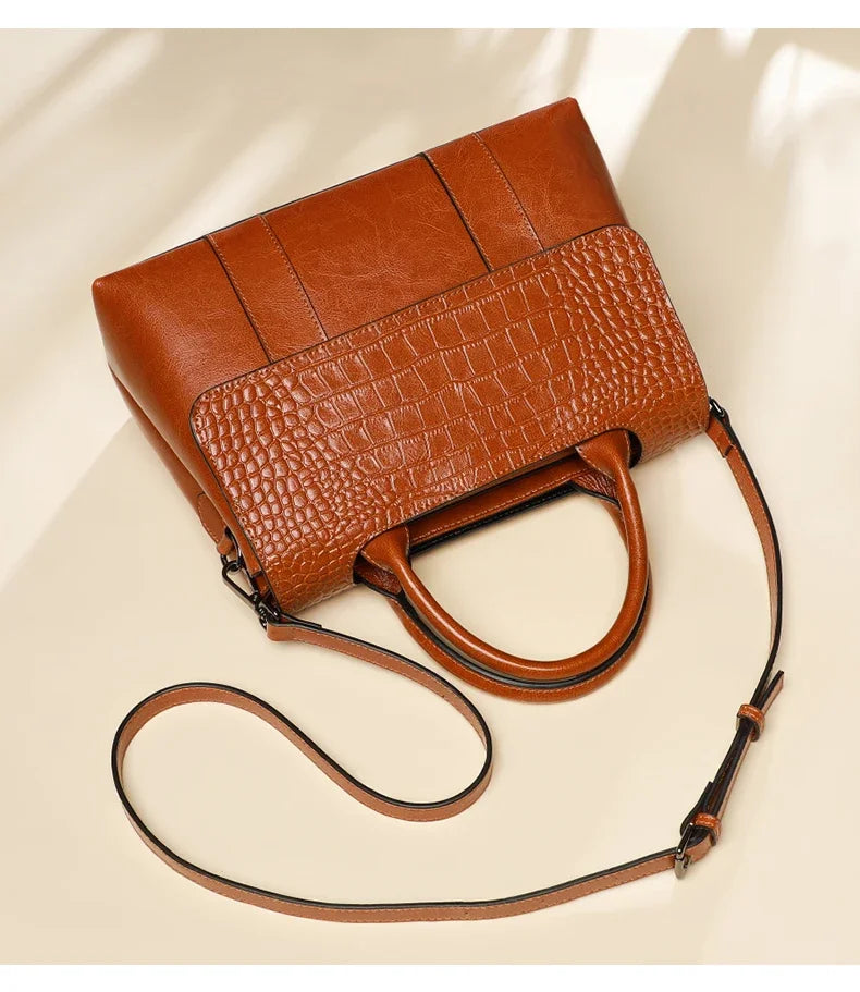Women’s Genuine Cowhide Shoulder Bag