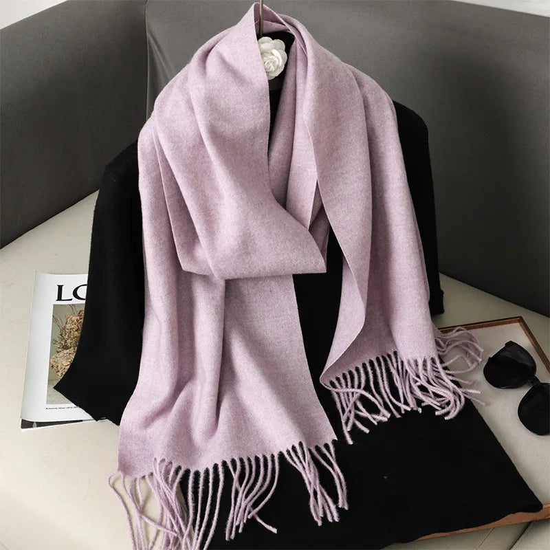 Women’s Warm Cashmere Scarf (62 Colors)
