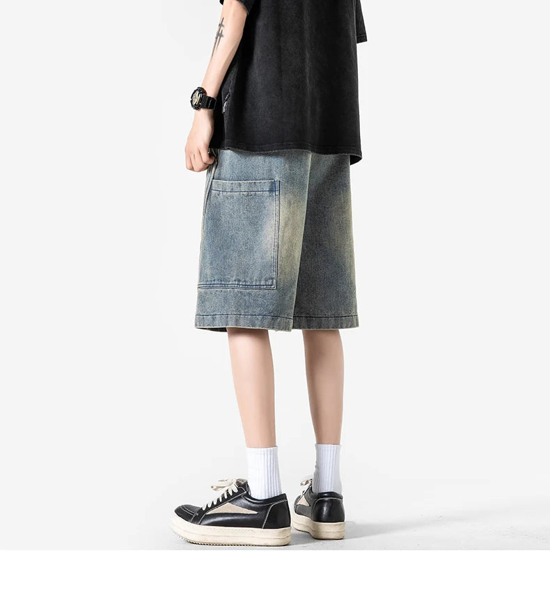 MEN’S LOOSE FIT DENIM SHORTS
