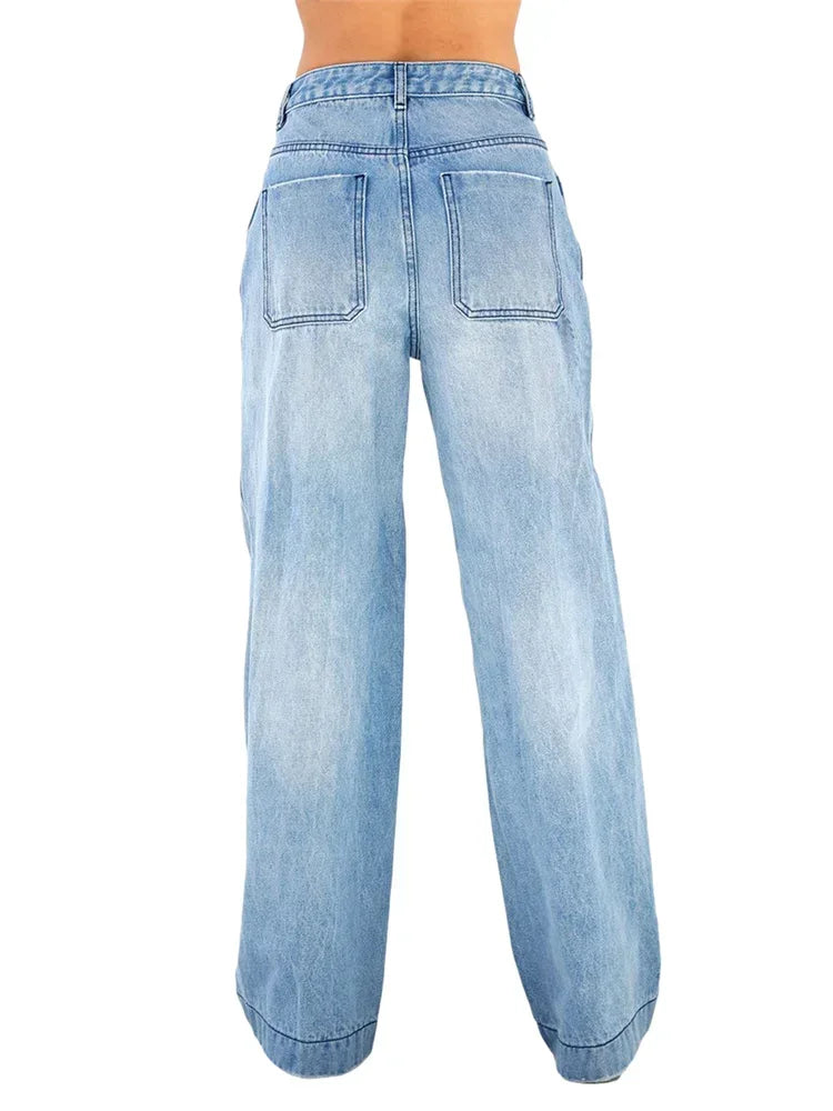 Women’s High Waist Wide Leg Jeans