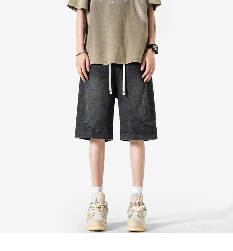 MEN’S LOOSE FIT DENIM SHORTS