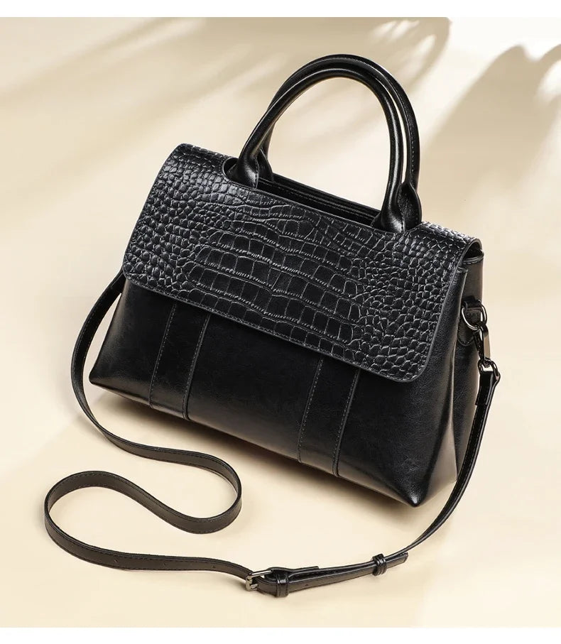 Women’s Genuine Cowhide Shoulder Bag