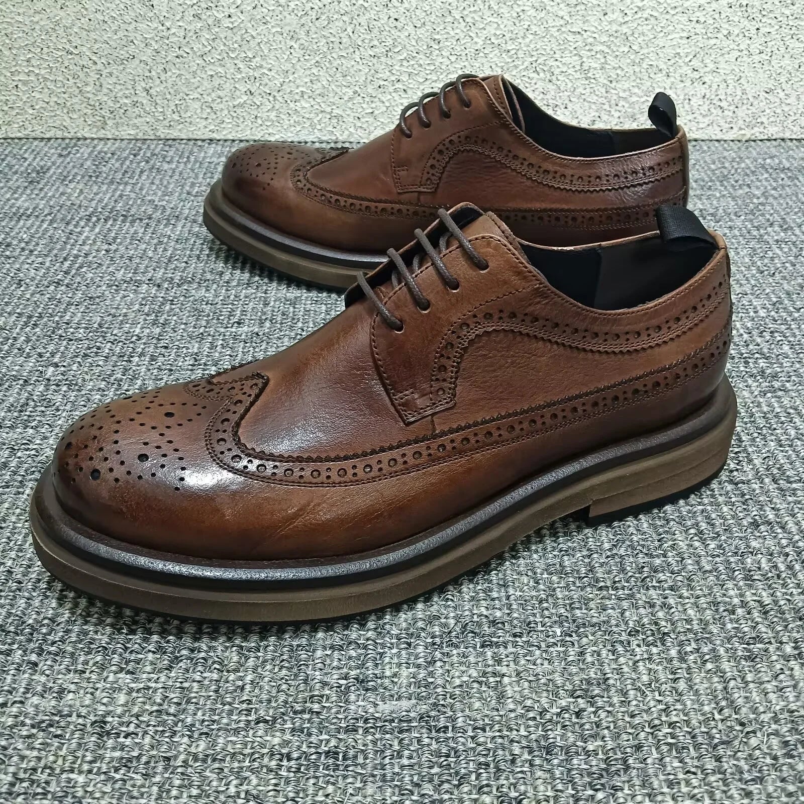 Men’s Genuine Leather Brogue Shoes