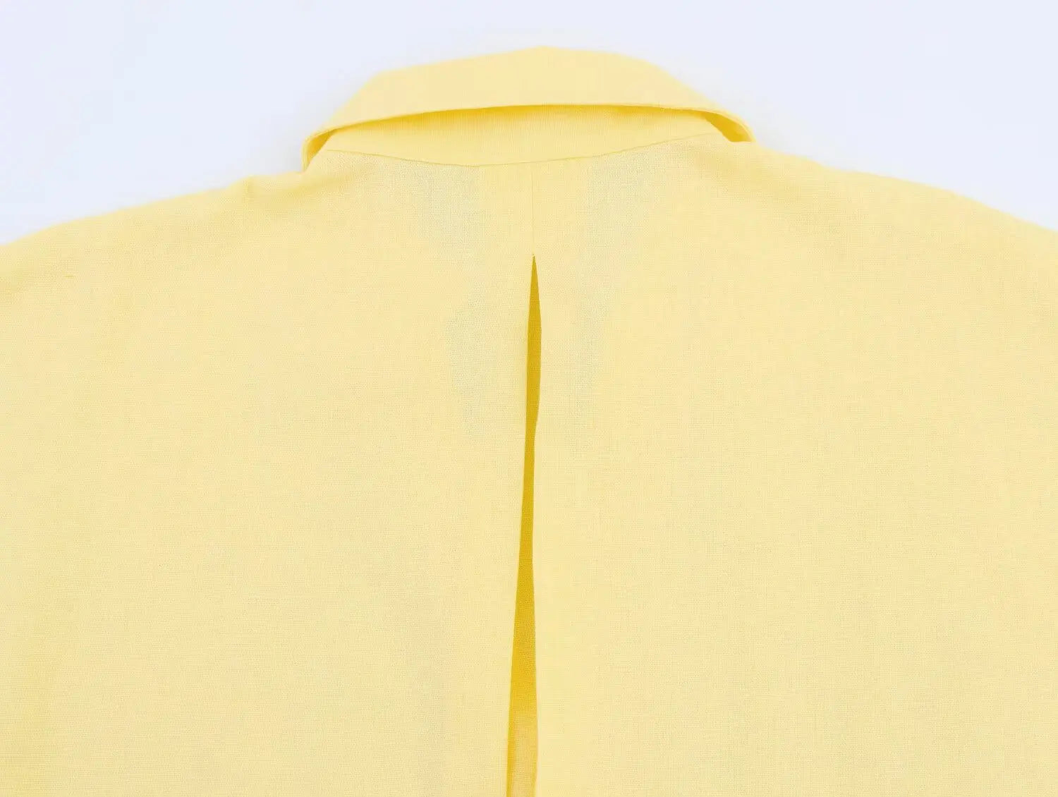Women Fall Casual Loose Shirt Lapel Buttons Wide Sleeve Shirt