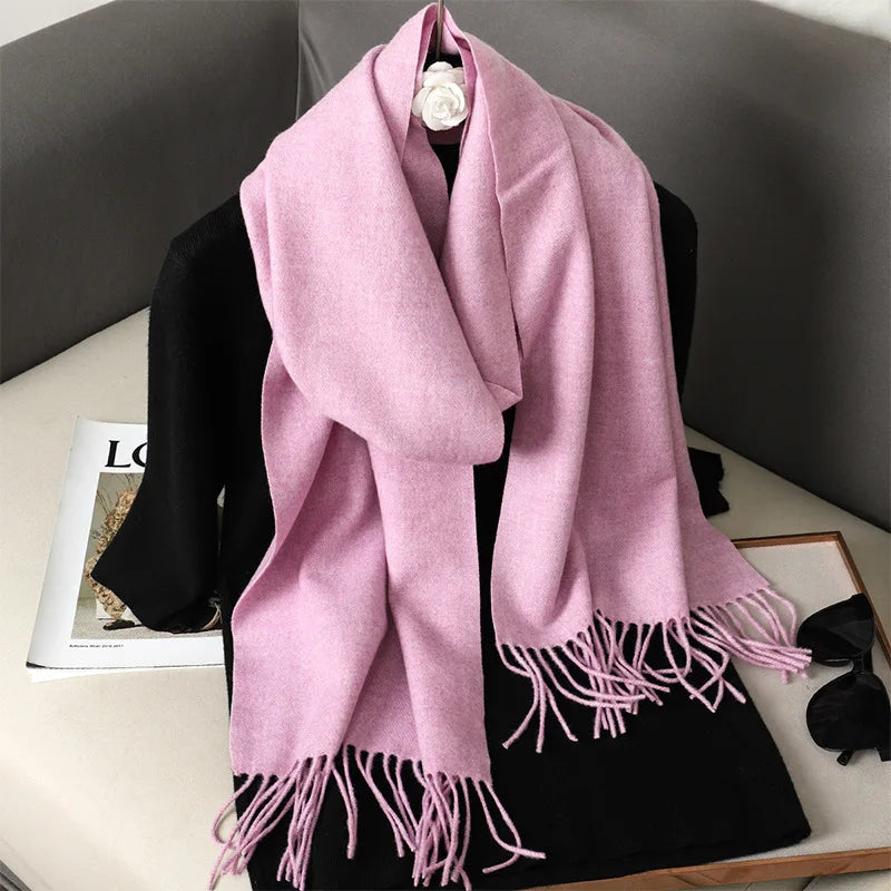 Women’s Warm Cashmere Scarf (62 Colors)