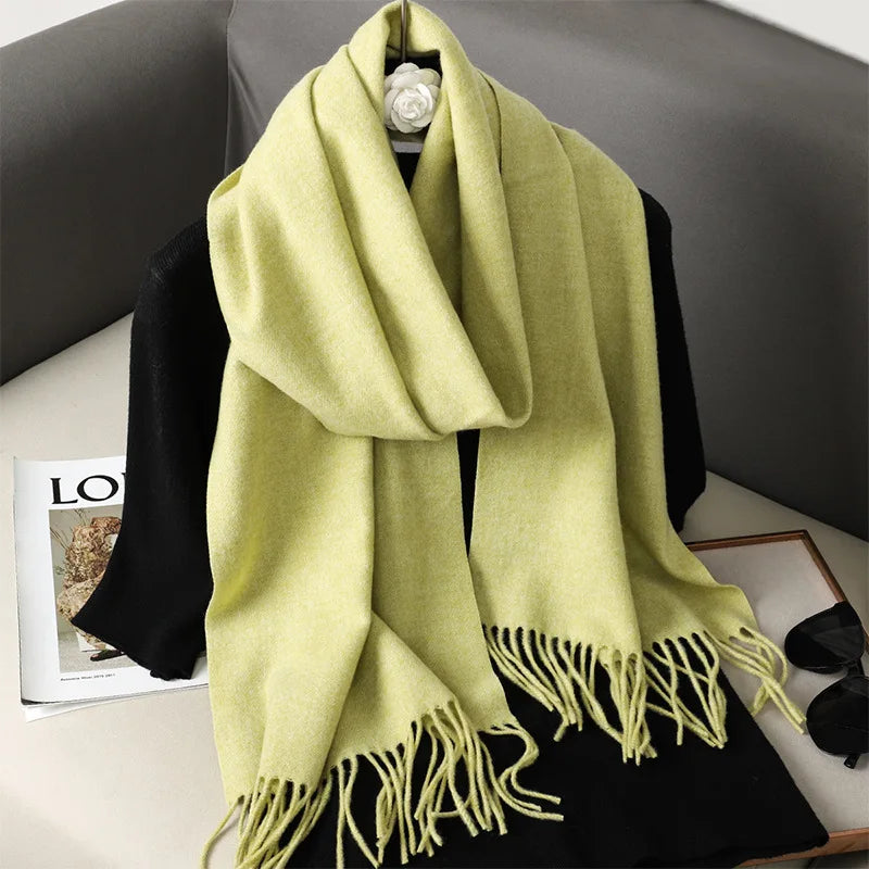 Women’s Warm Cashmere Scarf (62 Colors)
