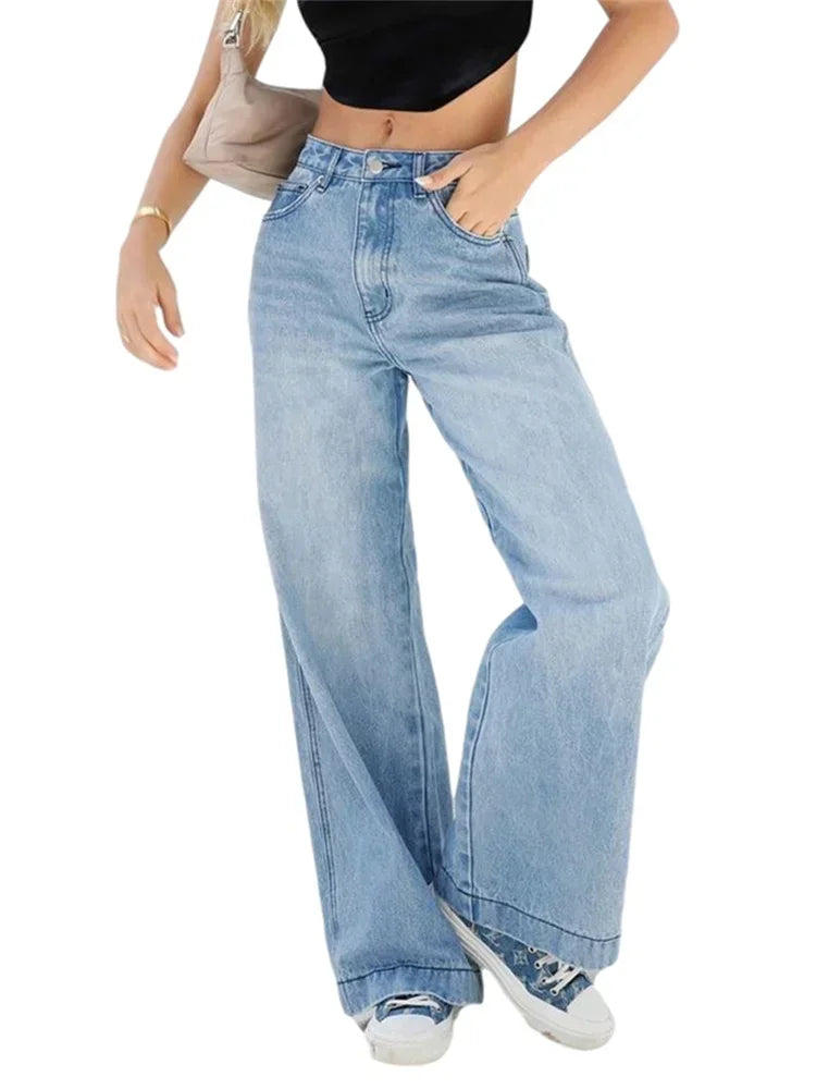 Women’s High Waist Wide Leg Jeans