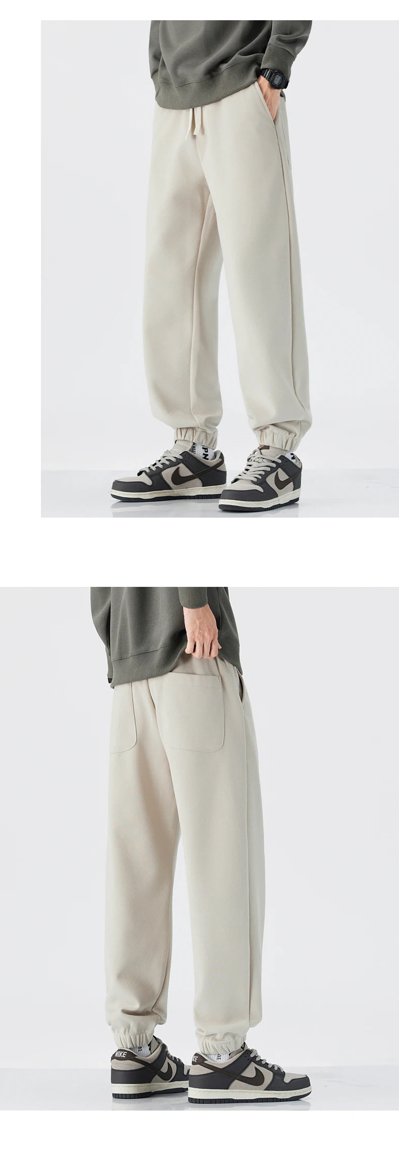 Men’s Casual Cotton Straight Pants