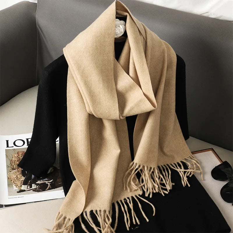 Women’s Warm Cashmere Scarf (62 Colors)