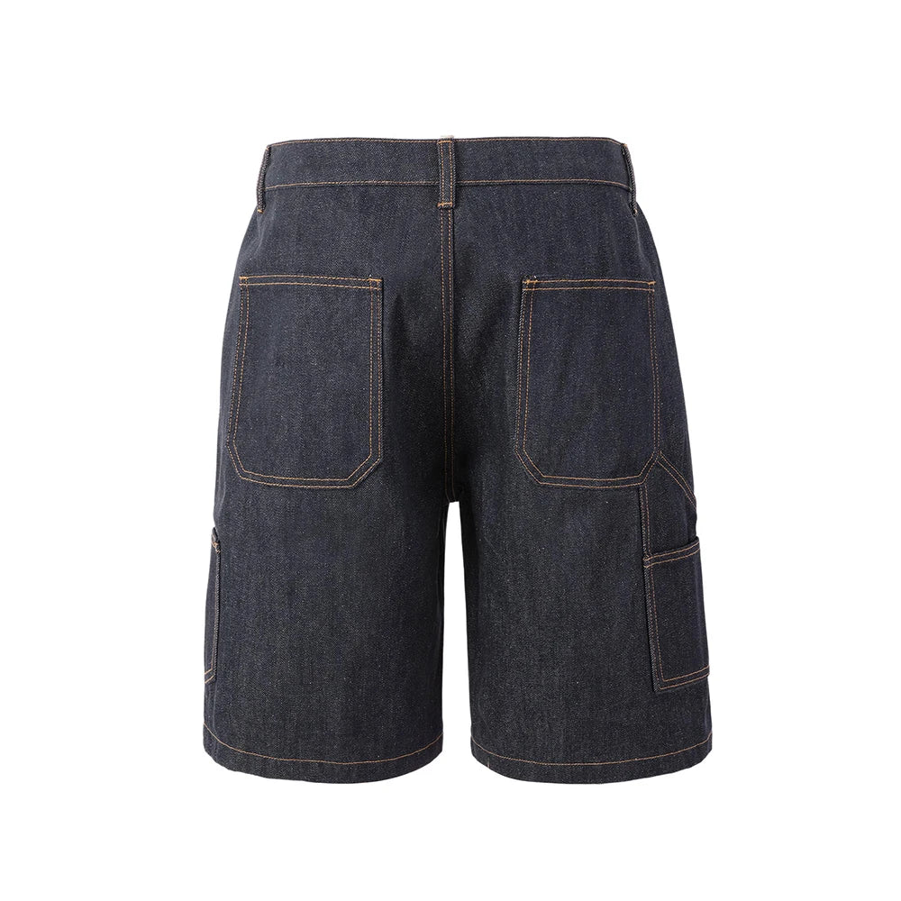 MEN’S TURQUOISE BAGGY DENIM SORTS