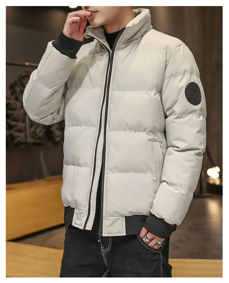 Men’s Warm Cotton Puffer Jacket