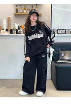 Girls’ Striped Sweatshirt & Pants Set