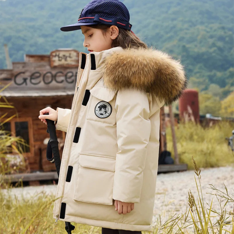 Warm Winter Coat for Boys (5–16 Years)