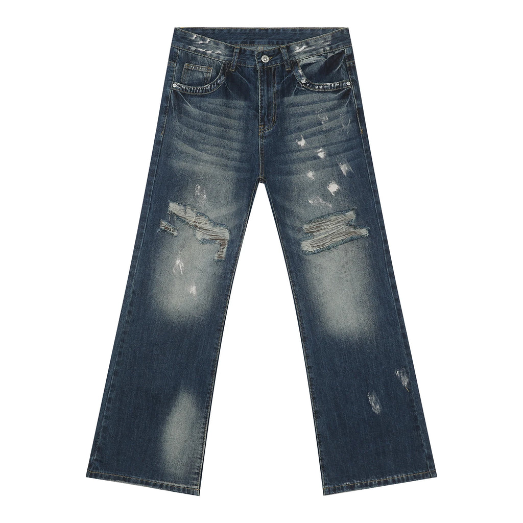 Men’s Tie-Dye Flare Jeans