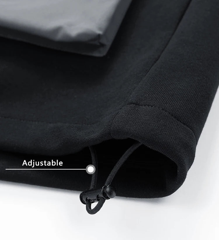 Men’s Patchwork Zip-Up Hoodie